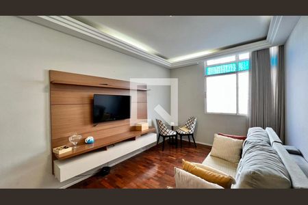 sala de apartamento à venda com 3 quartos, 110m² em Cidade Jardim, Belo Horizonte