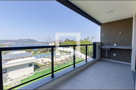 varanda de kitnet/studio à venda com 1 quarto, 37m² em Ingá, Niterói