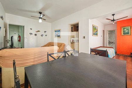 Sala de apartamento para alugar com 1 quarto, 99m² em Balneario Cidade Atlantica, Guarujá