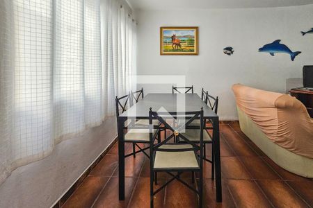 Sala de apartamento para alugar com 1 quarto, 99m² em Balneario Cidade Atlantica, Guarujá