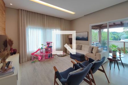 Sala de casa de condomínio à venda com 4 quartos, 234m² em Swiss Park, Campinas