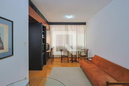 Sala de apartamento para alugar com 1 quarto, 38m² em Funcionários, Belo Horizonte