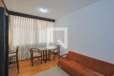 Sala de apartamento para alugar com 1 quarto, 38m² em Funcionários, Belo Horizonte