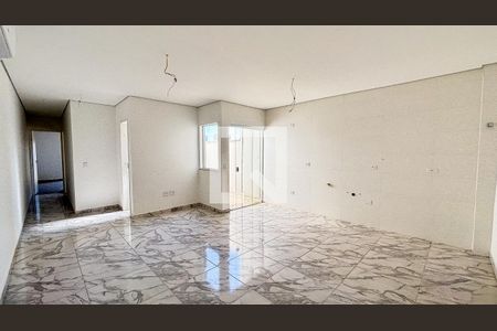 Sala/Cozinha de apartamento à venda com 2 quartos, 86m² em Vila Bastos, Santo André