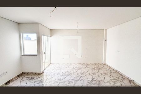 Sala/Cozinha de apartamento à venda com 2 quartos, 86m² em Vila Bastos, Santo André