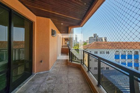 Varanda de apartamento para alugar com 4 quartos, 140m² em Jardim Tejereba, Guarujá