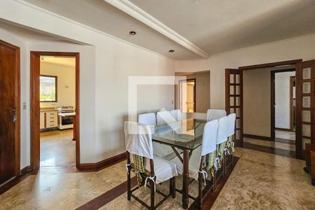 Sala de apartamento para alugar com 4 quartos, 140m² em Jardim Tejereba, Guarujá