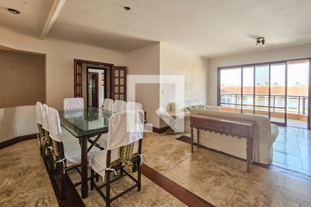 Sala de apartamento para alugar com 4 quartos, 140m² em Jardim Tejereba, Guarujá