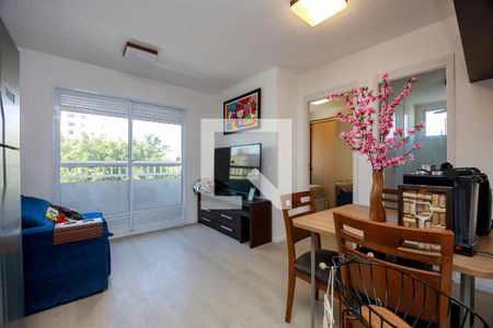 Sala de apartamento para alugar com 1 quarto, 32m² em Jardim Aeroporto, São Paulo