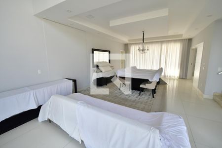 Sala de casa de condomínio para alugar com 4 quartos, 420m² em Loteamento Residencial Barão do Café, Campinas