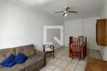 Sala de apartamento para alugar com 1 quarto, 45m² em Guilhermina, Praia Grande