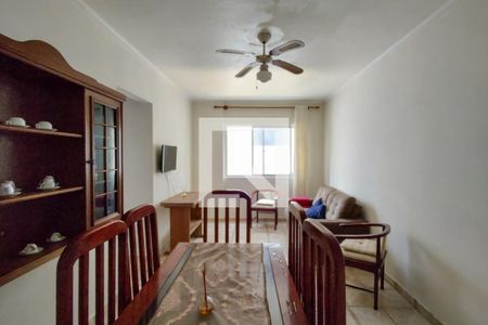 Sala de apartamento para alugar com 1 quarto, 45m² em Guilhermina, Praia Grande