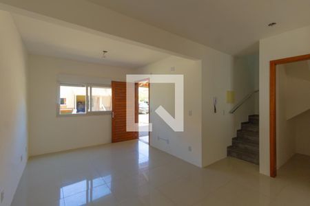 Sala de casa de condomínio para alugar com 3 quartos, 89m² em Harmonia, Canoas