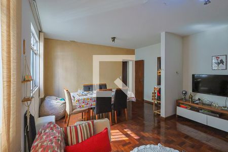 Sala de apartamento à venda com 3 quartos, 110m² em Silveira, Belo Horizonte