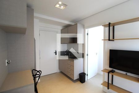 Sala/Cozinha de kitnet/studio à venda com 1 quarto, 27m² em Vila Nova Conceição, São Paulo