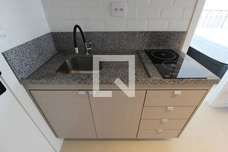 Sala/Cozinha de kitnet/studio à venda com 1 quarto, 27m² em Vila Nova Conceição, São Paulo