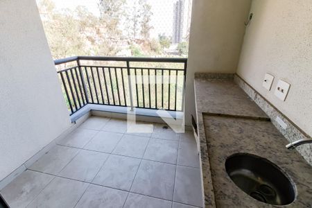 Varanda da Sala de apartamento para alugar com 2 quartos, 55m² em Vila Andrade, São Paulo