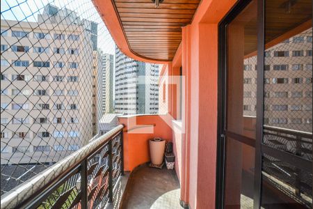 Varanda da Sala de apartamento para alugar com 3 quartos, 162m² em Vila Assunção, Santo André