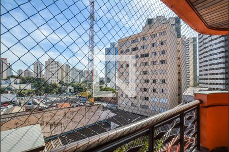 Varanda da Sala de apartamento para alugar com 3 quartos, 162m² em Vila Assunção, Santo André