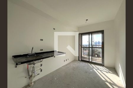 Sala/Cozinha de apartamento à venda com 1 quarto, 29m² em Jardim Prudência, São Paulo