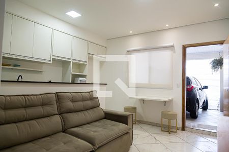 Sala de casa para alugar com 2 quartos, 120m² em Vila Campestre, São Paulo