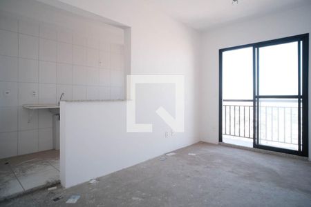 Sala/Cozinha de apartamento à venda com 2 quartos, 48m² em Vila Paranagua, São Paulo