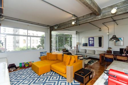 Sala de apartamento para alugar com 1 quarto, 120m² em Jardim Paulista, São Paulo