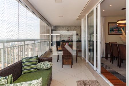 Varanda da Sala de apartamento à venda com 3 quartos, 177m² em Jardim Colombo, São Paulo