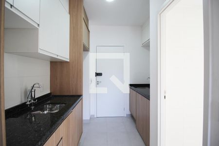 Cozinha de kitnet/studio para alugar com 1 quarto, 25m² em Vila Olímpia, São Paulo