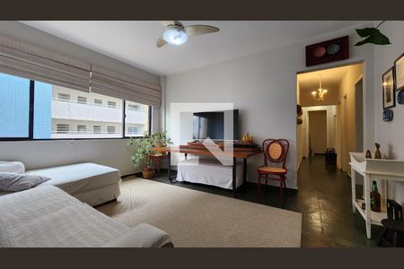 Sala de apartamento para alugar com 3 quartos, 100m² em José Menino, Santos