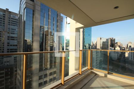 Varanda da Sala de apartamento à venda com 3 quartos, 105m² em Itaim Bibi, São Paulo