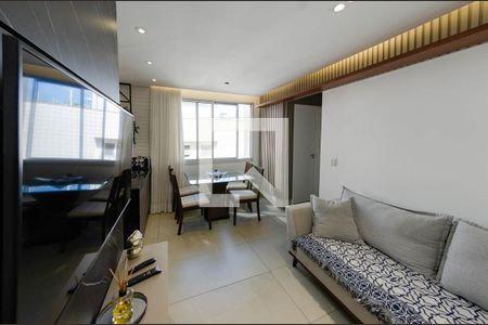 Sala de apartamento para alugar com 2 quartos, 55m² em Buritis, Belo Horizonte