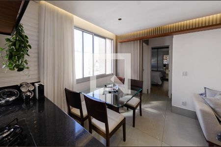 Sala de apartamento para alugar com 2 quartos, 55m² em Buritis, Belo Horizonte