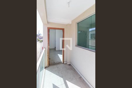 Varanda da sala de apartamento à venda com 2 quartos, 80m² em Piratininga, Belo Horizonte