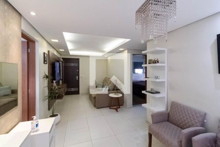 Sala de apartamento à venda com 2 quartos, 75m² em Paquetá, Belo Horizonte