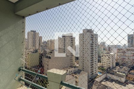 Varanda do Quarto de apartamento para alugar com 1 quarto, 39m² em Consolação, São Paulo