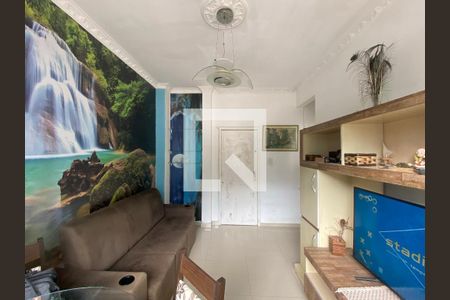 Sala de apartamento à venda com 1 quarto, 46m² em Humaitá, Rio de Janeiro