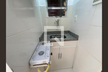 Cozinha de kitnet/studio à venda com 1 quarto, 25m² em Madureira, Rio de Janeiro