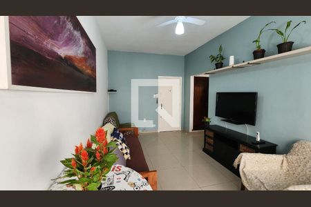 Detalhe Sala de kitnet/studio para alugar com 1 quarto, 35m² em Boqueirão, Santos