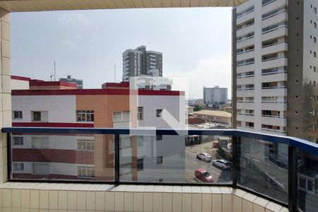 Sacada Sala de apartamento para alugar com 2 quartos, 91m² em Nova Mirim, Praia Grande