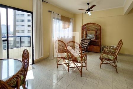 Sala de apartamento para alugar com 2 quartos, 91m² em Nova Mirim, Praia Grande