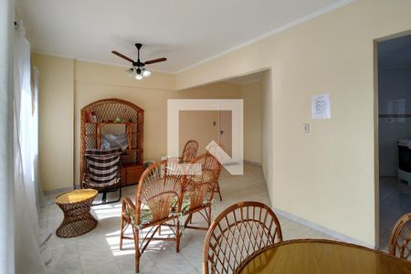 Sala de apartamento para alugar com 2 quartos, 91m² em Nova Mirim, Praia Grande