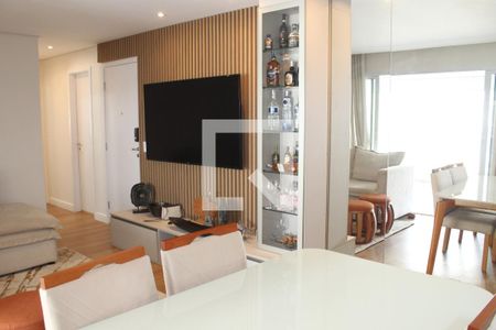 Sala de apartamento à venda com 4 quartos, 136m² em Vila Anastácio, São Paulo