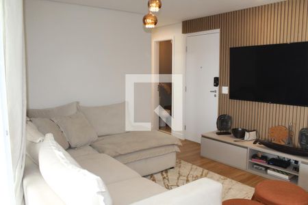 Sala de apartamento à venda com 4 quartos, 136m² em Vila Anastácio, São Paulo