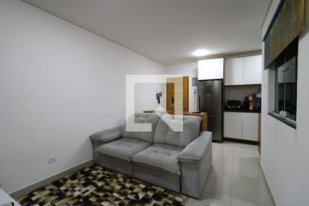 Sala de apartamento à venda com 2 quartos, 110m² em Parque Novo Oratório, Santo André