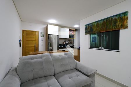 Sala de apartamento à venda com 2 quartos, 110m² em Parque Novo Oratório, Santo André