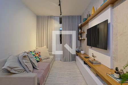 Sala de apartamento à venda com 2 quartos, 65m² em Carmo, Belo Horizonte