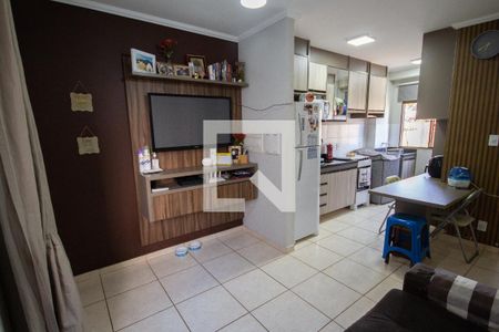 Sala de apartamento para alugar com 2 quartos, 48m² em Jardim Florestan Fernandes, Ribeirão Preto