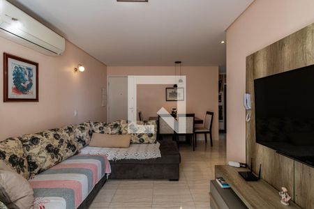 Sala de apartamento para alugar com 3 quartos, 86m² em Vila Luis Antonio, Guarujá