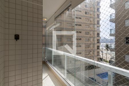 Varanda da Sala de apartamento para alugar com 3 quartos, 86m² em Vila Luis Antonio, Guarujá